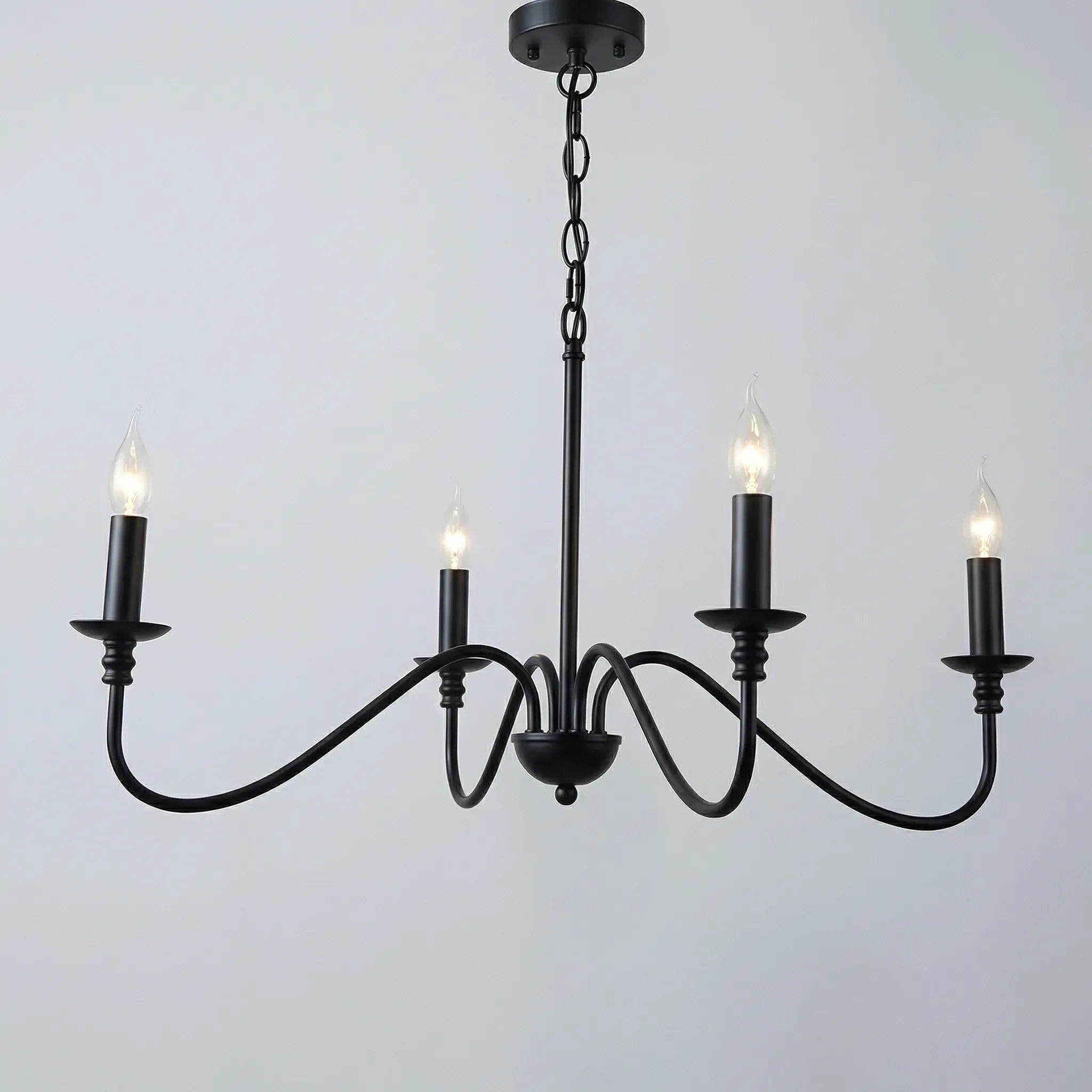 CANDALURA – Lustre Plafonnier Candelabre Multi-Branches au Design Élégant