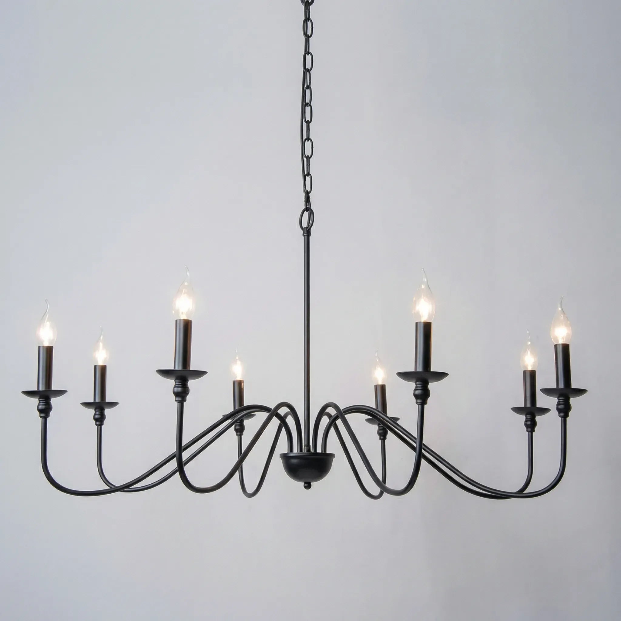 CANDALURA – Lustre Plafonnier Candelabre Multi-Branches au Design Élégant