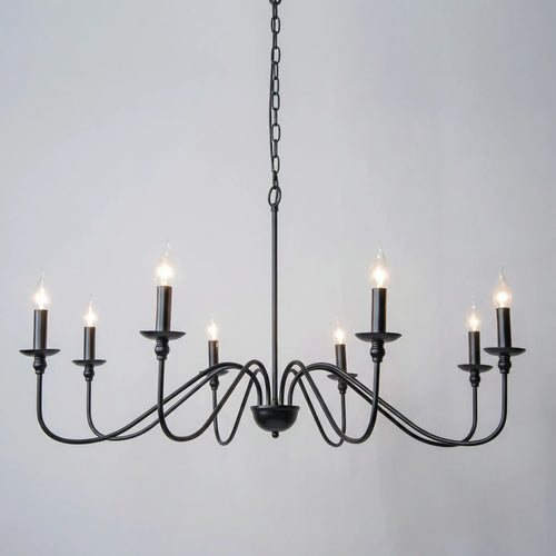 CANDALURA – Lustre Plafonnier Candelabre Multi-Branches au Design Élégant